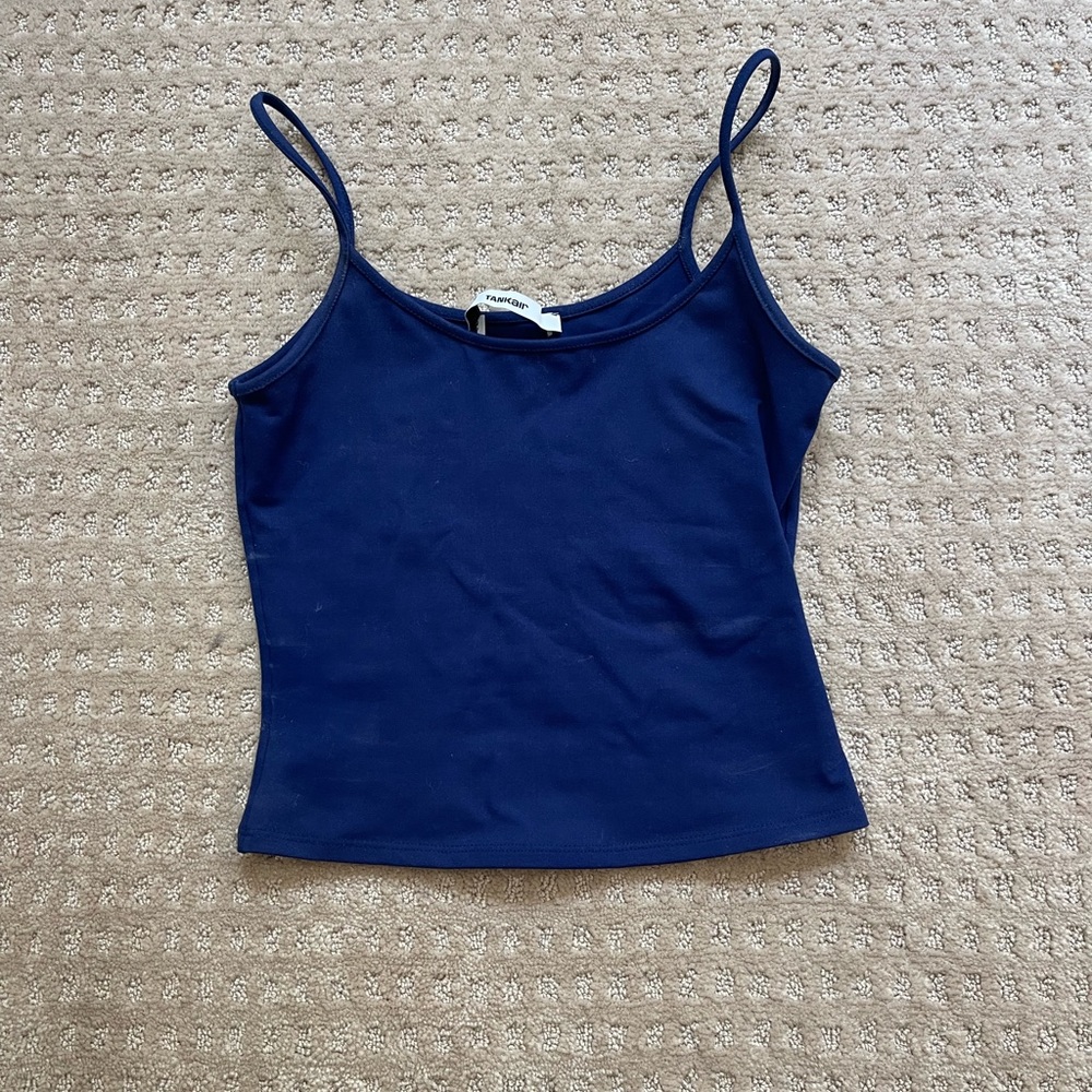 COPY - Tank Air Studio Tank Navy Size Small